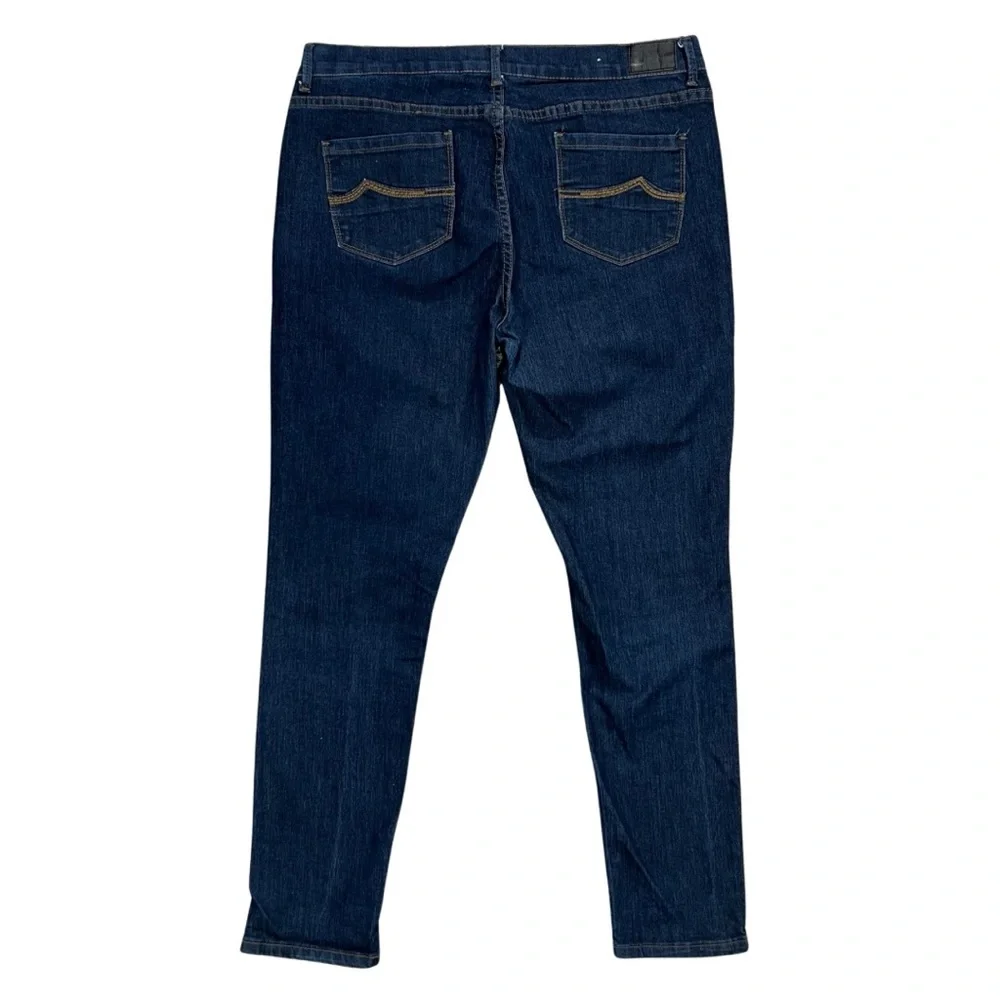 I Jeans by Buffalo Skinny Jeans Womens  14 Petite Stretch Blue Denim